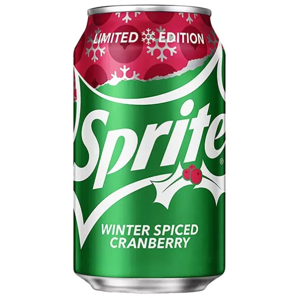 Gazuotas gaivusis gėrimas SPRITE (SPICED CRANBERRY), 355ml