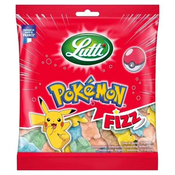 Guminukai LUTTI POKEMON FIZZ, 100g LUTTI