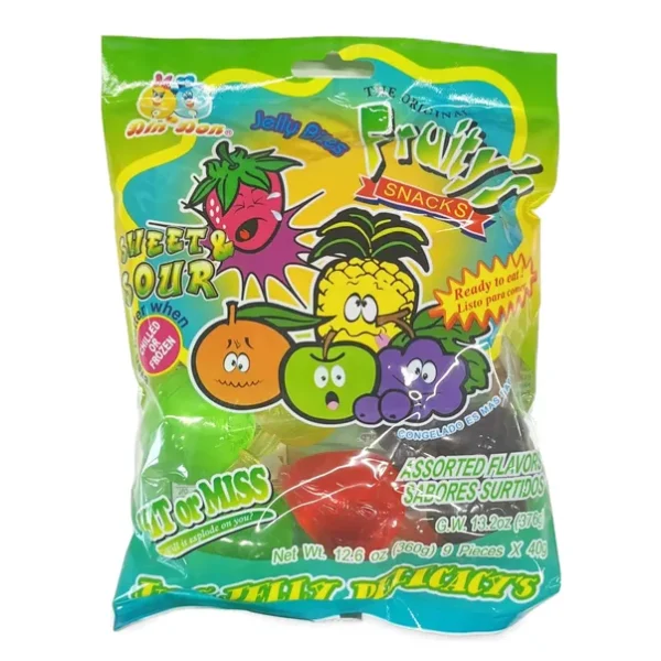 Skysti saldainiai FRUITY'S SPLASH ASSORTED SWEET AND SOUR, 360g