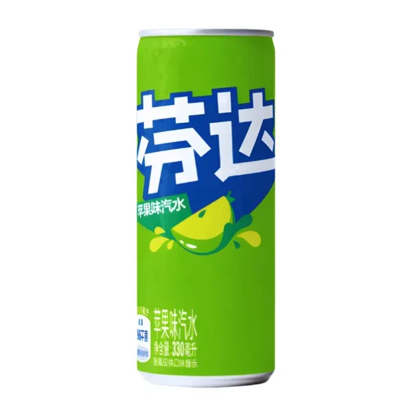 Gazuotas gaivusis gėrimas FANTA (APPLE), 330ml