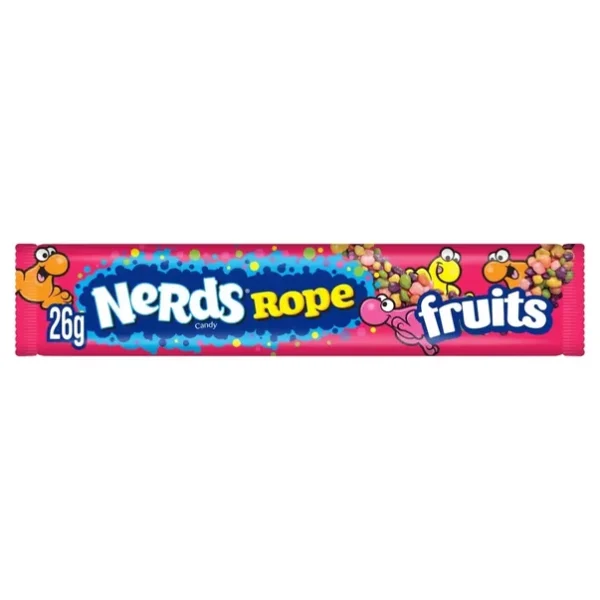 Saldainis NERDS ROPE (FRUITS), 26g NERDS