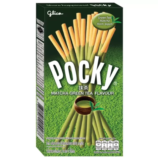 Biskvitinės lazdelės POCKY MATCHA, 33g