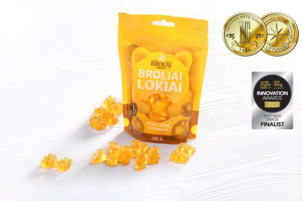 Vaisių sulčių guminukai „Broliai lokiai“