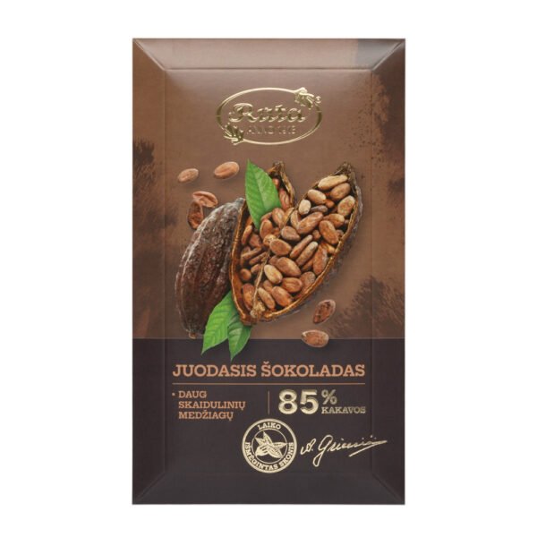 Juodasis šokoladas (85 %), 90 g