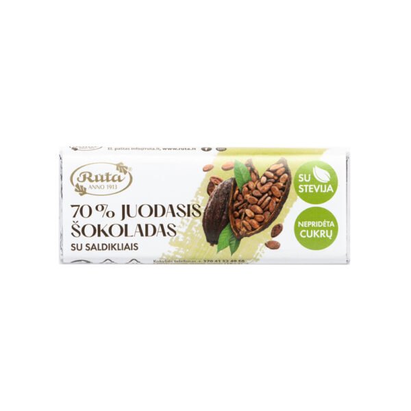 Juodasis šokoladas (96 %), 18 g